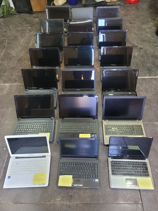 Ноутбуки HP, Acer, Toshiba, Asus, Medion під реалізацію чи на запчастини