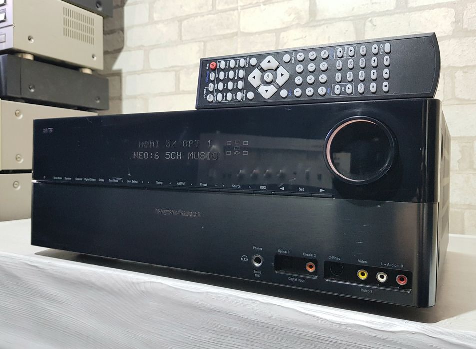 Пульт!5.1AV Стерео ресивер/підсилювач Harman Kardon AVR155 +2шт.  HDMI