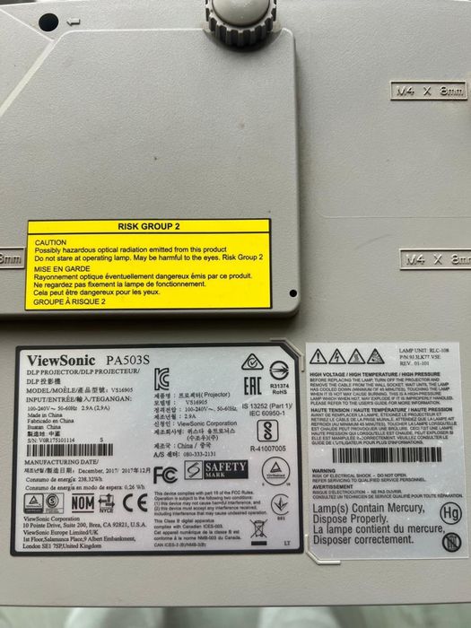 Проектор ViewSonic PA503S