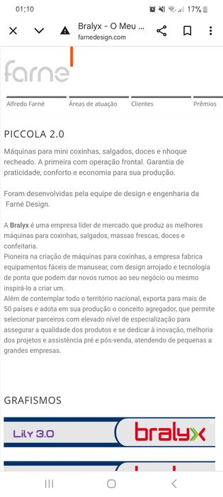 Máquina Profissional Salgadinhos e Doces