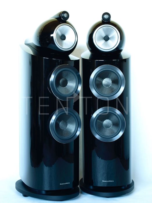 B&W Bowers Wilkins 802D3 piano black, komplet, stan idealny!