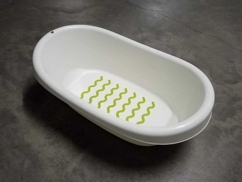 Banheira p/ bebé, branco/verde Ikea