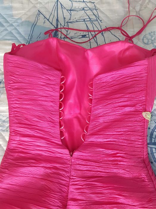 Сукня-рибка малинова дизайнерська