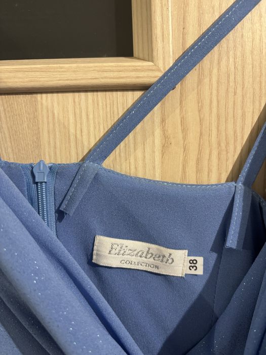 Błyszcząca sukienka balowa na studniówkę/półmetek