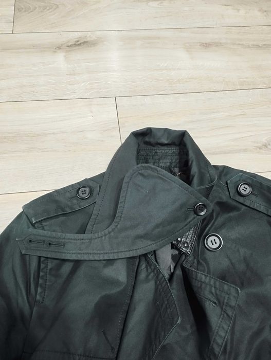 Coach Lamb Leather Cotton Trench size M