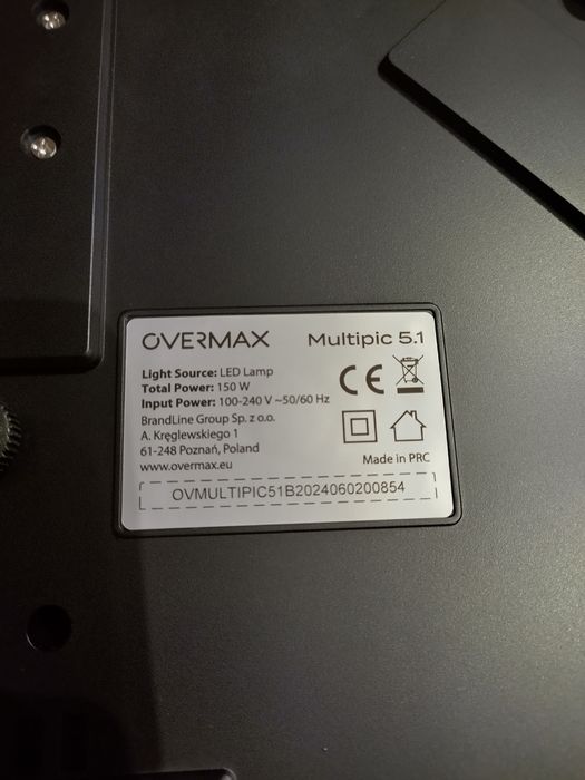 Projektor Overmax 150W Multipic 5.1