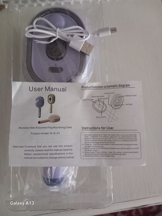 Escova a vapor para alisar o cabelo  sem  danificar novo