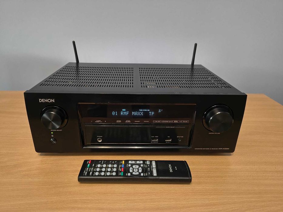 Amplituner DENON AVR-X1300W 7.2 WiFi BT 4K HDMI ARC USB Pilot  D ATMOS
