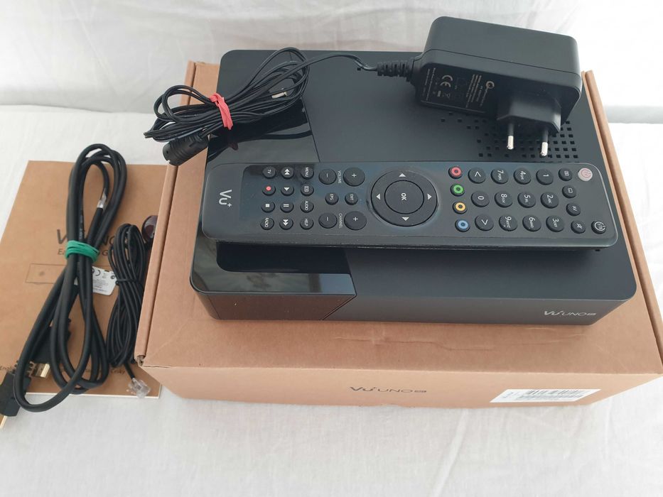 VU+ Uno 4K dekoder satelitarny 2x DVB-S2 FBC multistream.
