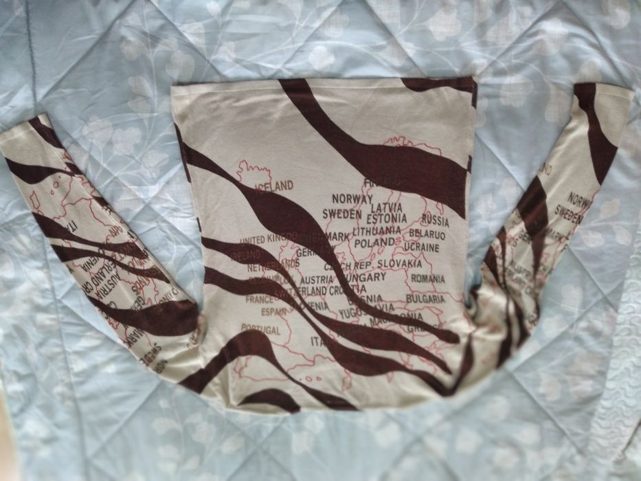 Camisola com todos países da Europa