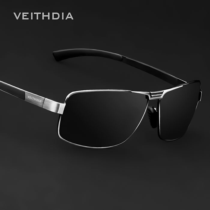 OKULARY PRZECIWSŁONECZNE. Gun Black. Polaryzacyjne HD. Nerdy. Męskie