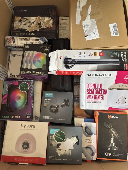 pakiet 230 szt!! likwidacja outlet zwroty amazon paleta mix elektronika zestaw hurt