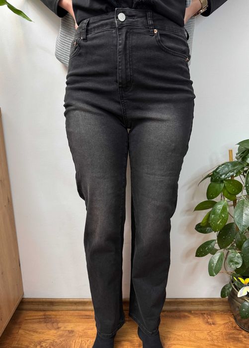 Spodnie jeansowe proste szwedy straight jeansy stretch NVFelix M 38