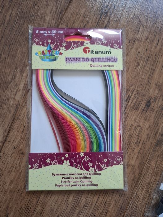 papier i przybory do quillingu