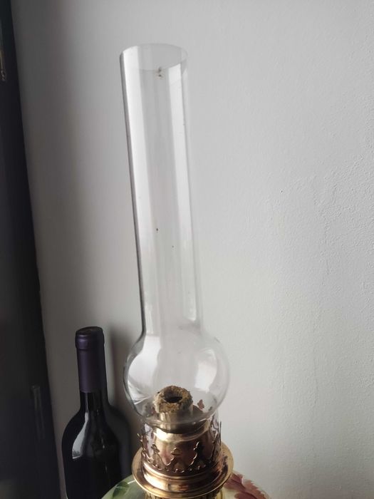 Stara francuska lampa naftowa nr 7