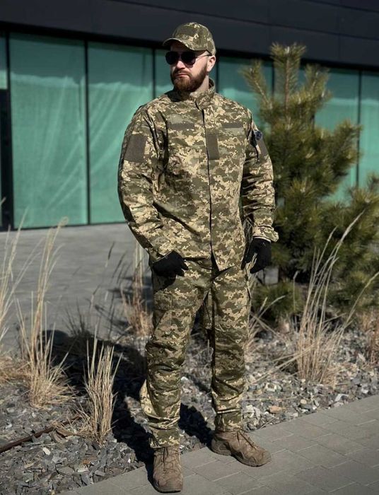 Тактическая форма полевая пиксель рип стоп армейский уставной костюм