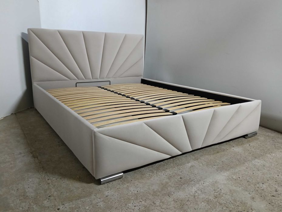PRODUCENT OKAZJA Łóżko Tapicerowane stelaż metalowy pojemnik w cenie