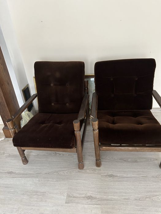 Komplet 2 fotele vintage