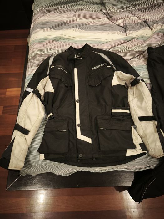 Casaco e calças inverno motociclista