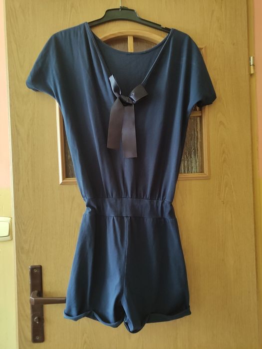 2Sztuki Kombinezon Czarny/Granatowy S/36