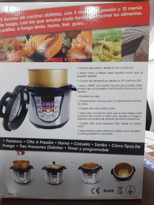 Panela multifunções  nova 6 litros