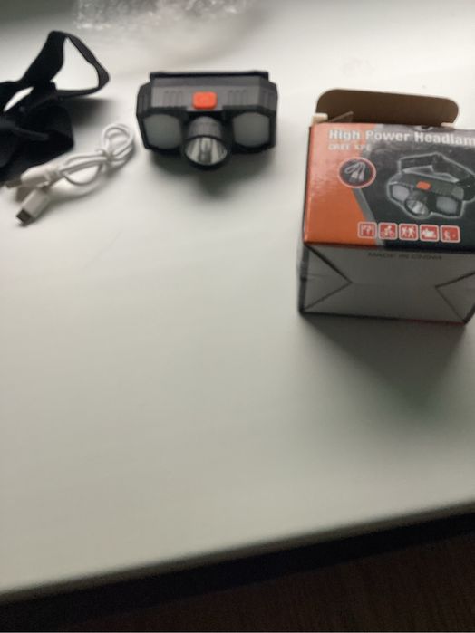 Фонарь налобный перезаряжаемый