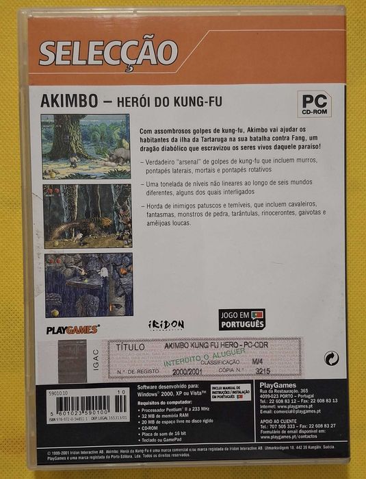Jogo PC - Akimbo herói do Kung-Fu - jogo em português
