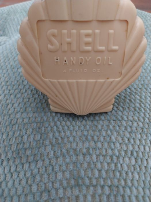 Embalagem vintage  shell Handy Oil