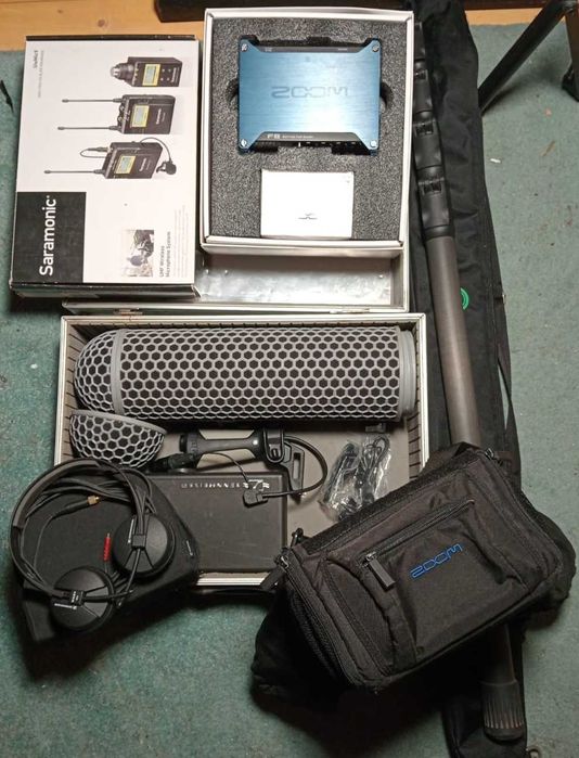 Kit audio de ENG/Video e Cinema