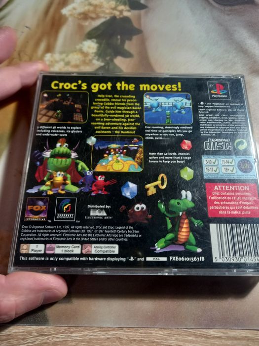 Croc ps1 psx psone ps2 ps3