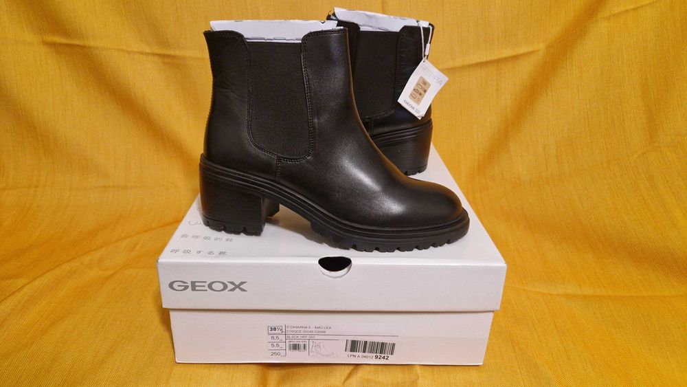 Skórzane Botki GEOX NOWE 38,5