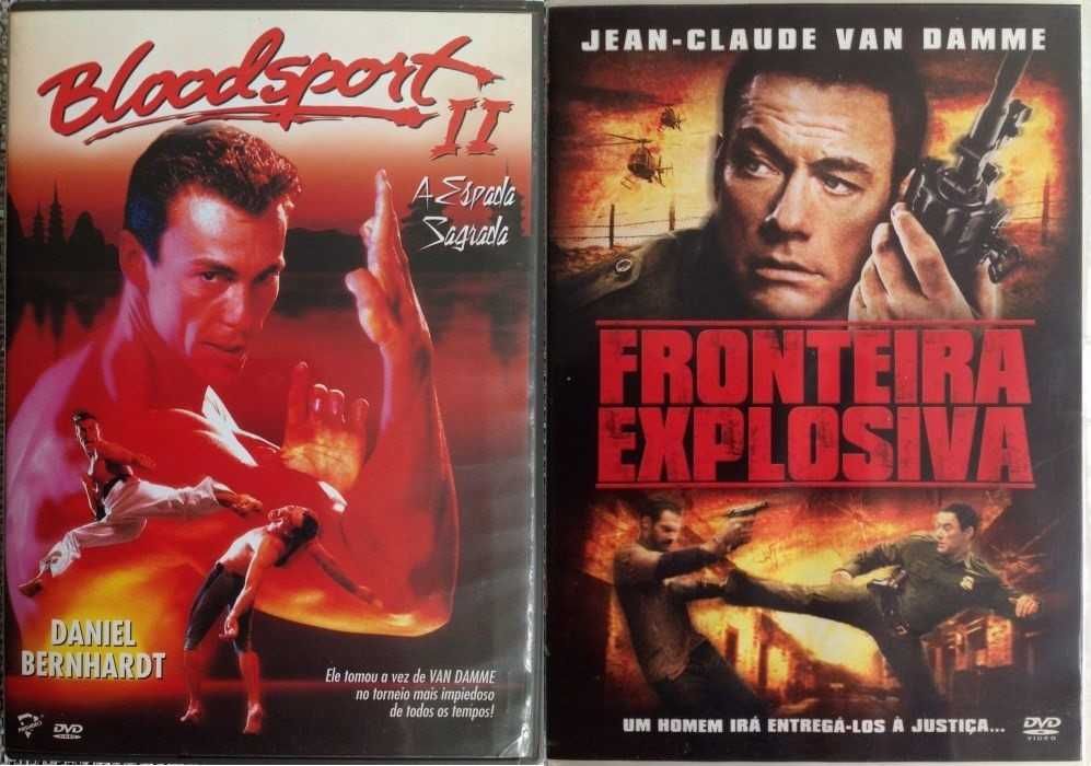 Van Damme - 16 DVDs - Raros - Muito Bom Estado