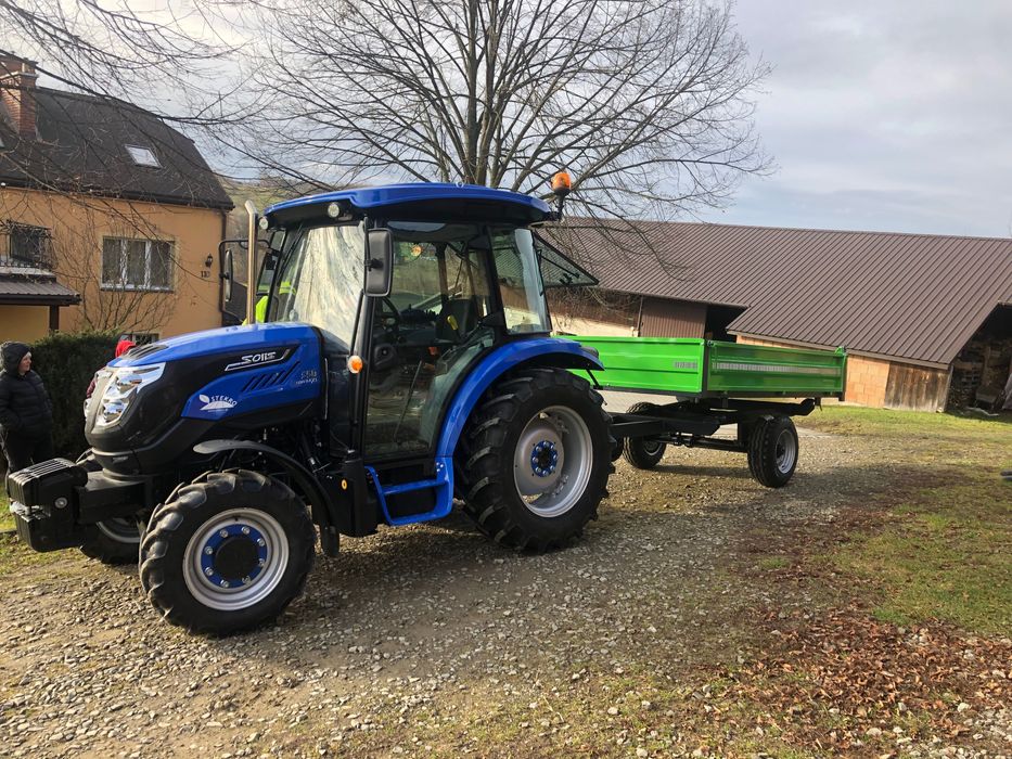 Przyczepa rolnicza jednoosiowa kiper