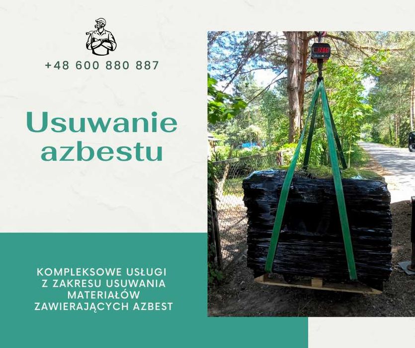 Demontaż eternitu, usuwanie azbestu, odbiór i utylizacja