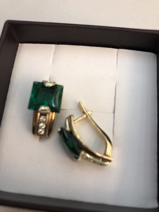 Сережки золото 585