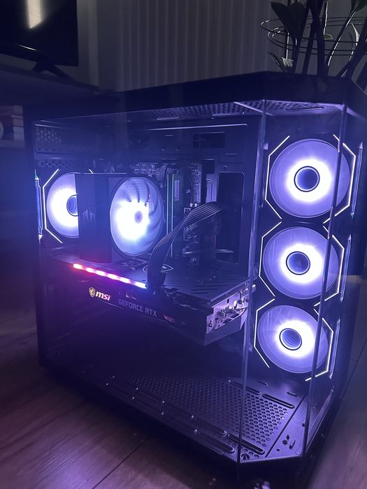 Komputer Gamingowy / Intel i5 12400 / RTX 3060 TI / 16GB RAM / 1500GB / ARGB / Warszawa / Akwarium