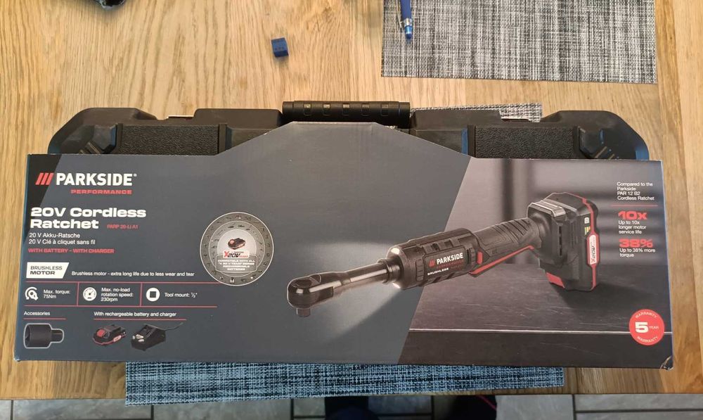 Akumulatorowa grzechotka klucz bezprzewodowa performance 20V + AKU