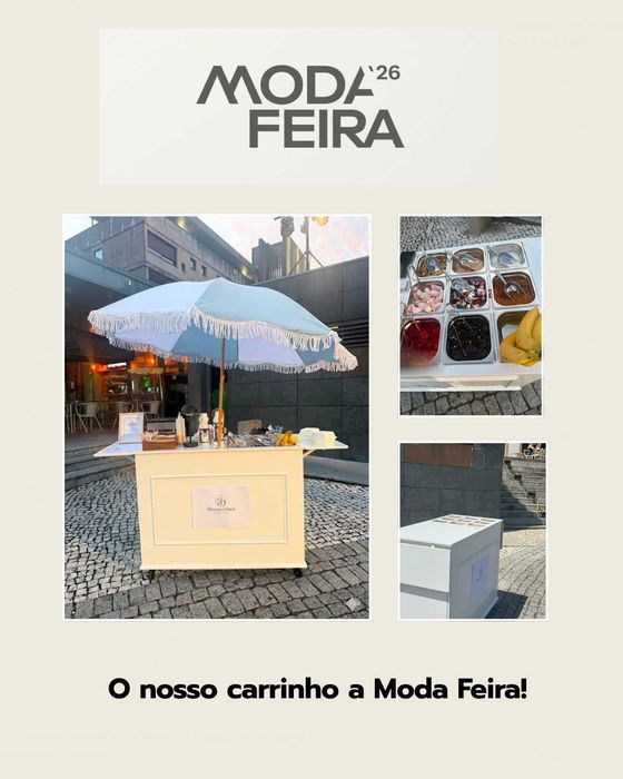 Carrinho para eventos personalizado