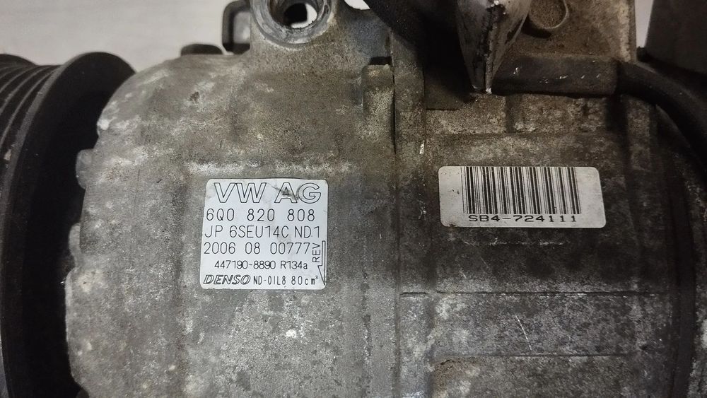 COMPRESSOR AC VOLKSWAGEN POLO 9N / SEAT IBIZA 6L 6J 6Q0820808E