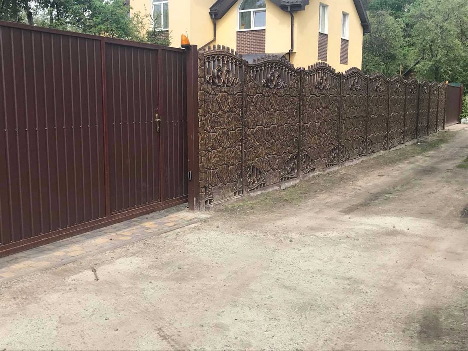 Еврозабор от производителя (бетонный забор) Киев и обл. Євідновлення.