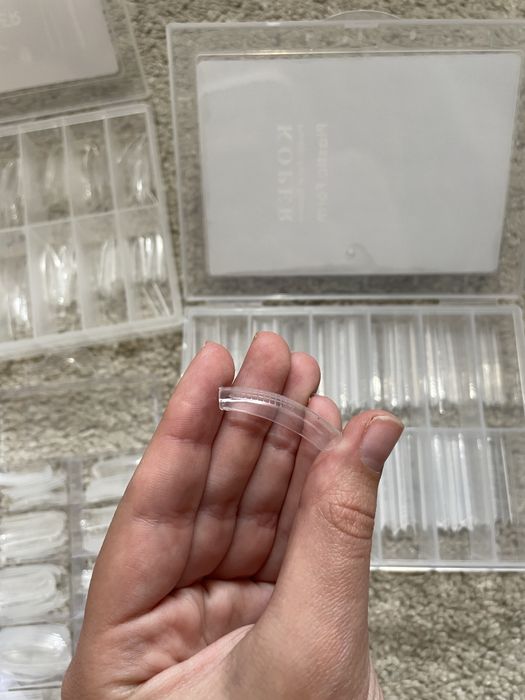 гелеві тіпси Designer/Koper, верхні форми для нарощування +подарунок