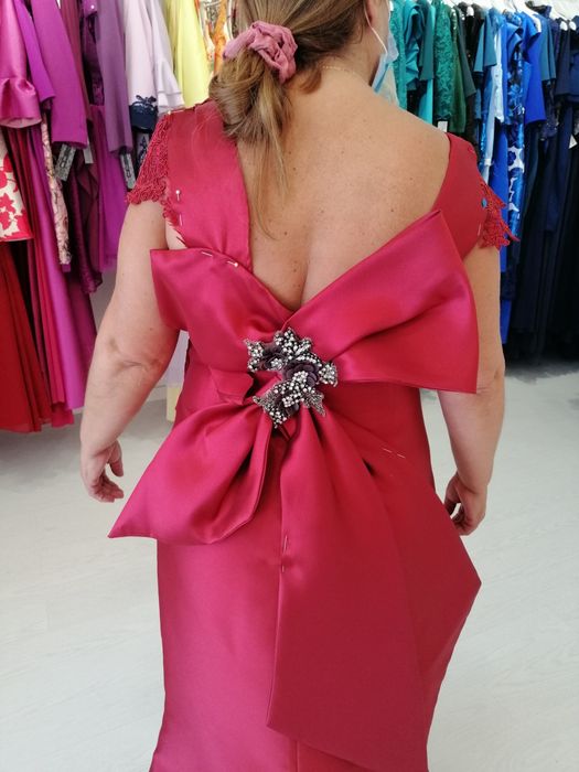 Vestido de cerimónia vermelho