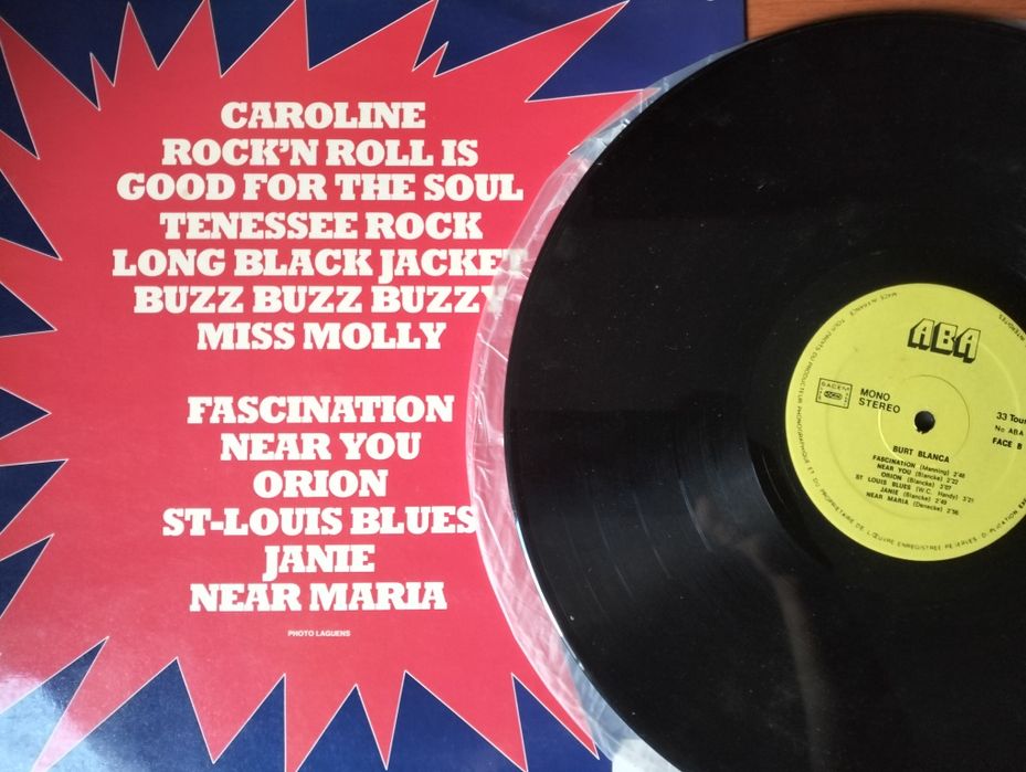 Disco de vinil LP Burt Blanca