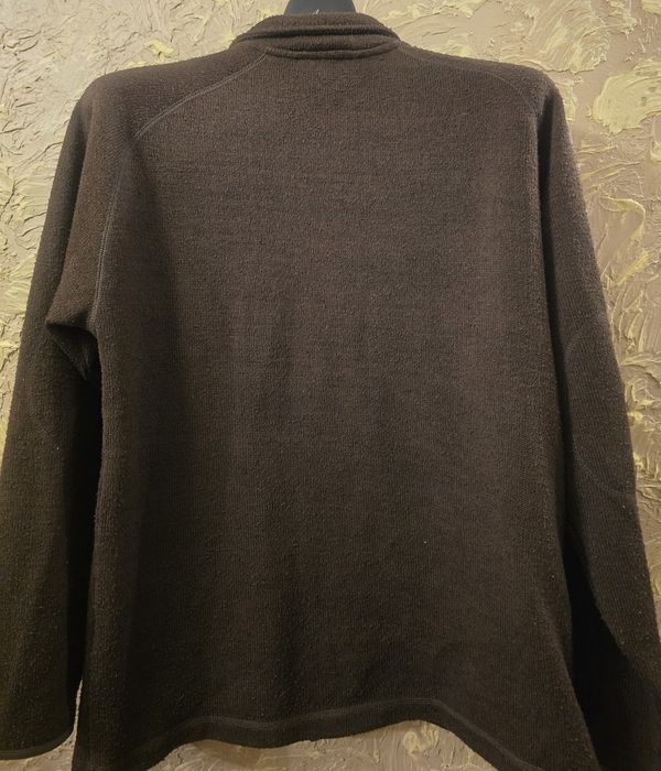 Polar myśliwski trekkingowy, brązowy zapinany na zamek. L