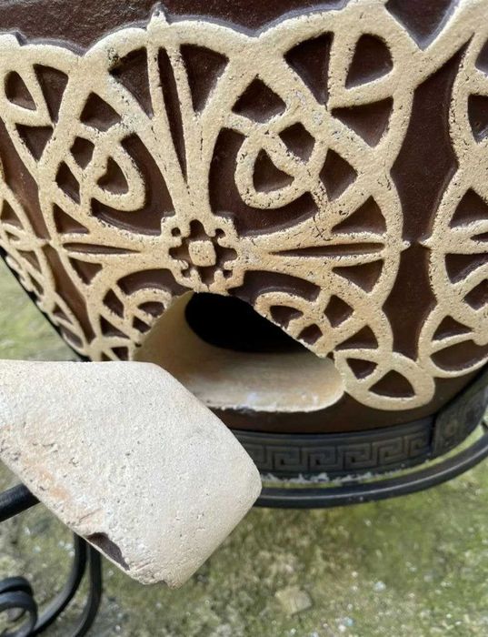 Tandoor Saffron 125L | Premium Piec z Gliny Szamotowej