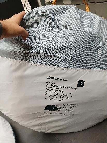 Tenda de campismo instantânea 2 lugares, 2 Seconds XL F&B