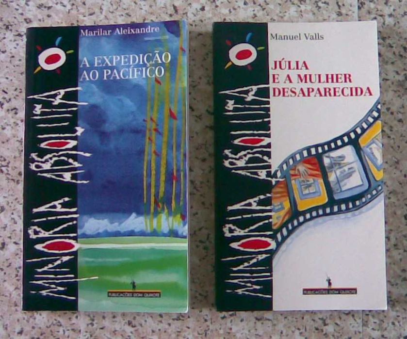 Livros da colecção juvenil Minoria Absoluta