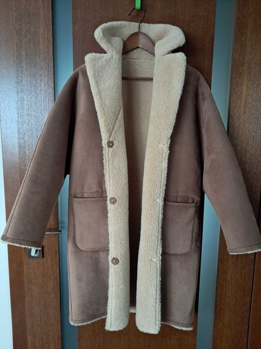 Dwustronny kożuch Mango