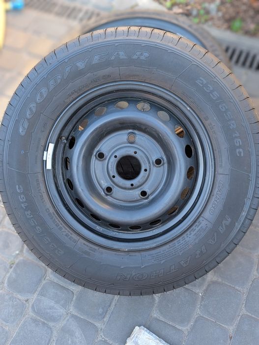Диск колесо запаска 5x160 R16 235/65 Goodyear Marathon Fort Transit