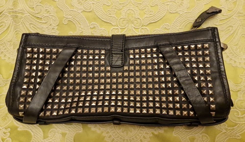 Кожаный клатч Burberry. Шкіряний клатч